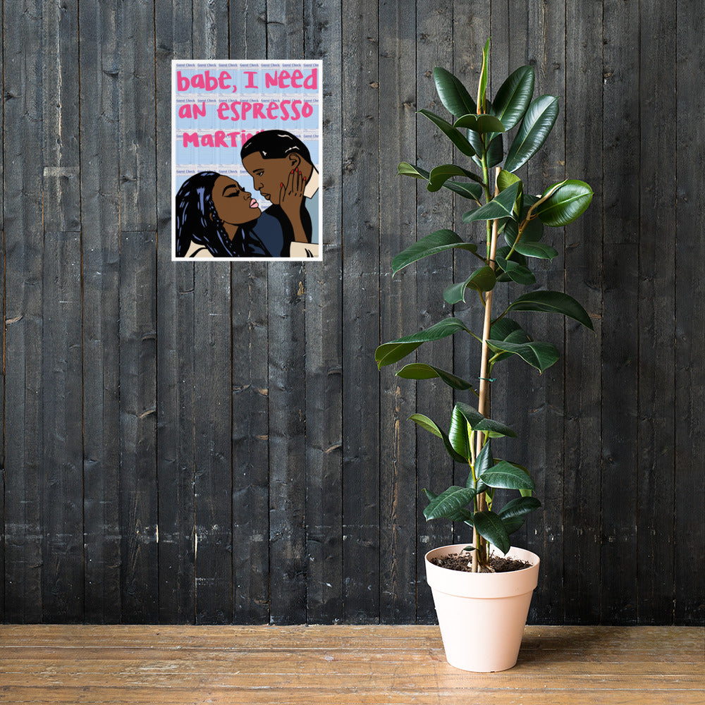 "Espresso Martini III" Print