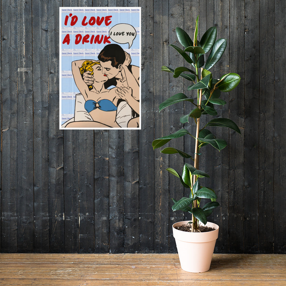"I Love You" Print